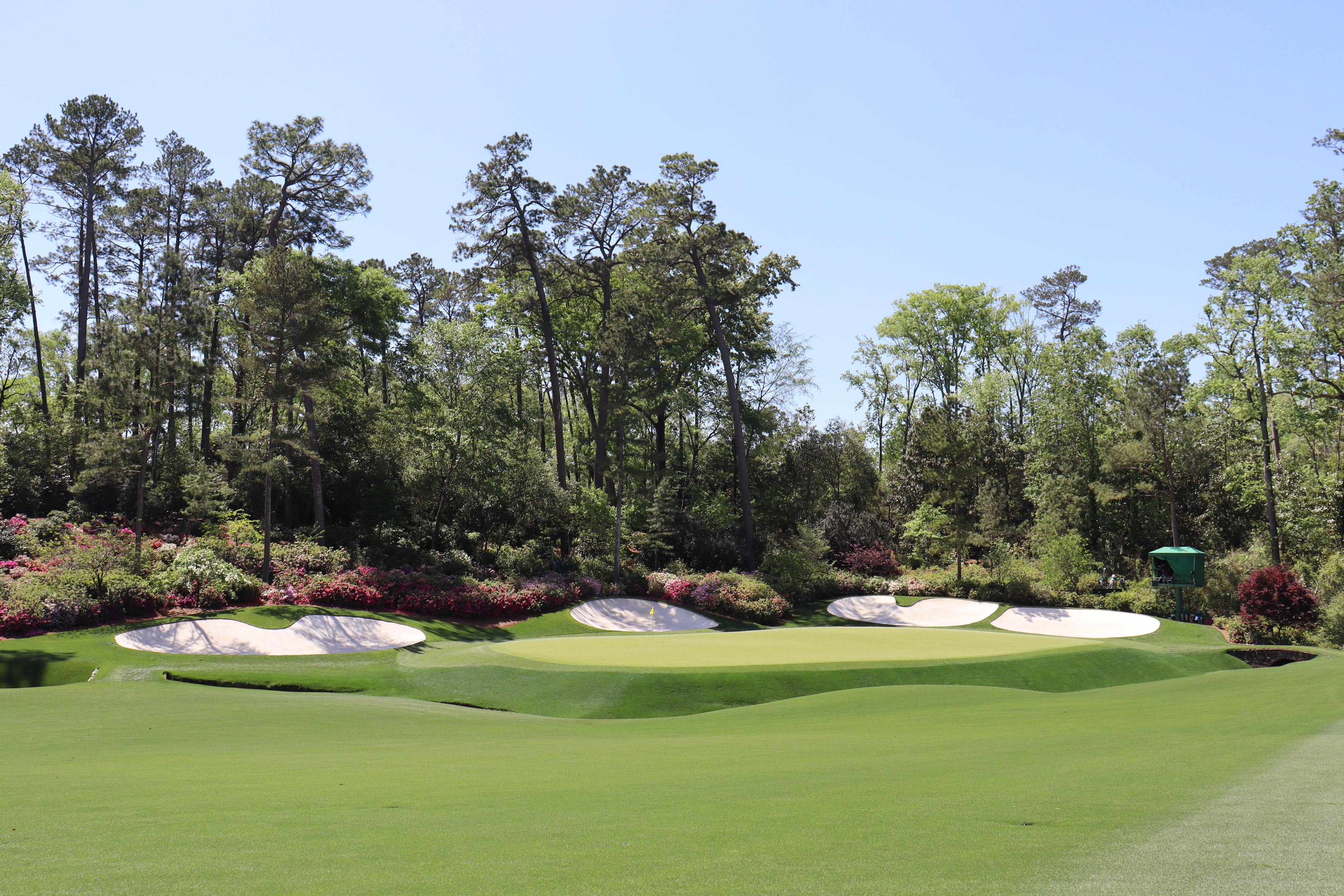 Sunny golf course